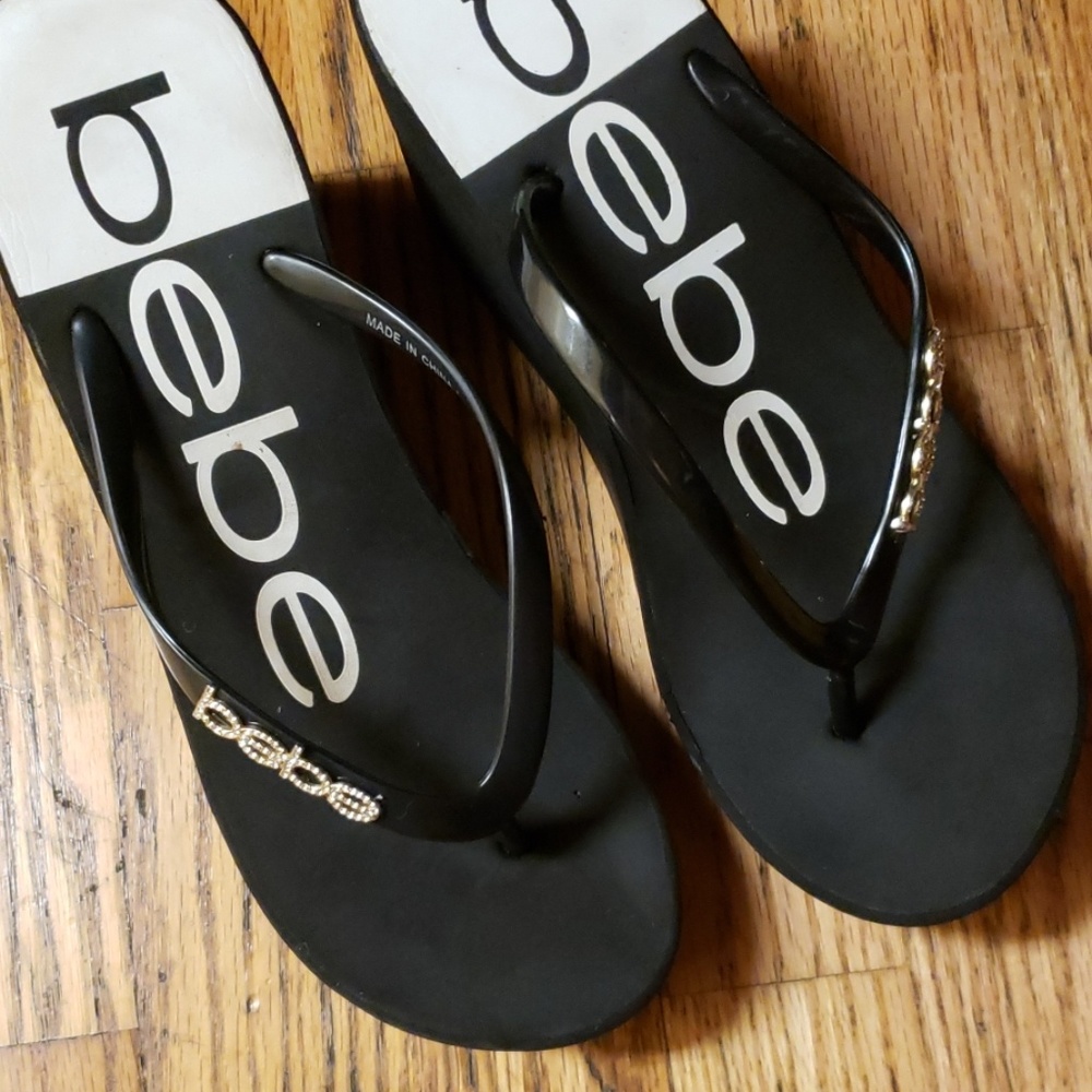 Bebe wedge sandals...RESERVED BUNDLE